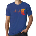 Miniatyrbild 1 av 4: T-shirt - ULTRABASIC - Gamer Heartbeat - 100% Bomull - Kortärmad - Rundad Hals Kunglig jag
