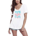Miniatyrbild 1 av 2: T-shirt med v-ringad dam Tu Me Batles Platta sömmar – You're Kickin Me Smalls – Vintage T-shirt Vit S