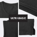 Miniatyrbild 3 av 3: T-shirt dam - ULTRABASIC - Engelsk Spaniel - 100% Ekologisk Bomull - Korta Ärmar - Rund Hals djup svart M