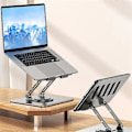 Miniatyrbild 1 av 5: Vikbar 360° Roterbar Notebookhållare Kompatibel för 7-17 tums Laptop