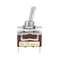 Miniatyrbild 1 av 3: 15A 250V Strömbrytare Momentan Vippströmbrytare 2 Stift 2 Positioner 12mm