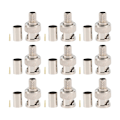 Miniatyrbild 1 av 5: 30 st BNC Hankrimpkontakt för CCTV-system Honkopplingskontakt BNC