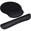 Miniatyrbilde 1 av 5: Tastaturhåndleddsstøtte og musematte med håndleddsstøtte, memory foam-sett for datamaskin/laptop/mac, slitesterk og komfortabel og lett for enkel skriving og P