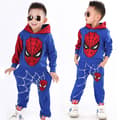 Spider-Man-joggedress for barn, inkludert hettegenser og joggebukse blue 150