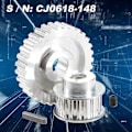 Miniatyrbild 5 av 5: Lämplig för 2 st Metall Synkron Remhjul Växel Motor Rem Växel Drivhjul Växel S Cj0618 Mini Svarv Växlar, Met