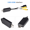Miniatyrbilde 3 av 5: For Android System USB-grensesnitt til RCA Video Out Adapter Bilradio Multimedia Spiller Video AV Utgang