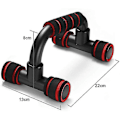 Miniatyrbillede 3 af 5: Push Up Stænger - Hjemmetræningsudstyr Pushup Håndtag + Polstret Skumgreb