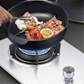 Miniatyrbilde 3 av 5: 5 stk Metall Gasskomfyr Knapper 6mm Komfyr Kontroll Ovn Knapp Brenner Knapp Gass Hob Bryter Utskifting