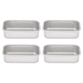 Miniatyrbillede 1 af 5: 4 stk. brødforme i aluminiumslegering, rektangulære non-stick brødforme, bageværktøj til køkkenet