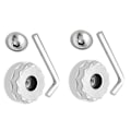Miniatyrbild 2 av 5: 2 Set Konverter för Starlock Adapter Verktyg Star Lock System Elverktyg Oscillationssågblad Adapter