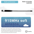 Miniatyrbilde 4 av 5: 915MHz Antenne 8dBi Forsterkning Lang Rekkevidde Myk Pisk Antenne, Omni SMA for Meshtastic