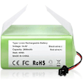 Miniatyrbilde 1 av 5: 14.4v 2800mah litiumionbatteri egnet for Ecovacs Deebot N79s, n79, dn622, eufy Robovac 11