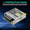 Miniatyrbilde 4 av 5: Mean Well LRS Switching Strømforsyning, LRS-50-12 50W 4.2A Transformator