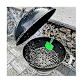 Miniatyrbild 3 av 5: 10 st Plast Härdat Bågformat Askskrapa Spackel Gips Skrapa Dragande Askbräda