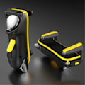Miniatyrbillede 2 af 5: Seks Finger til Ipad PUBG Gaming Controller L1 R1 Knap (Gul)