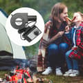 Miniatyrbillede 3 af 4: Sort Plastik Variabel Hastighedsregulator Blæser Kontor Computer Tilbehør Transmission Blæserkanal Usb Dc 12v Holdbar