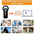 Miniatyrbillede 4 af 5: Bluetooth Pet Mikrochip-læser, 3-i-1 (2,4 GHz Trådløs+Bluetooth+USB) Universal Dyre-Tag Læser Scanner, Q30
