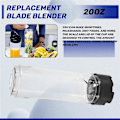 Miniatyrbild 5 av 5: 20OZ Blenderflaska för Oster My Blend Blender BLSTPB BLSTP2, 2-pack Blenderkopp med 2 Ersättnings-B
