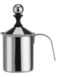 Manuel mælkeskummer i rustfrit stål til Latte Cappuccino Macchiato Varm Chokolade Kaffe 400ml / 800m