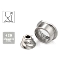 Miniatyrbillede 2 af 5: Udskiftningssæt med koniske kværnknive i rustfrit stål, 48 mm reservedele til Saeco Magic/Royal/