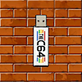 Miniatyrbild 3 av 5: USB-minne för C64 Mini Retro Spelkonsol Plug and Play USB-minne U Disk Spelskiva med 5370 Spel