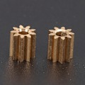 Miniatyrbillede 5 af 5: 2 stk. Motor Pinion Gear Messing Udskiftning til Duplo Intelli Lok Modul 0.5 9 Tænder - HZ