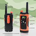 Miniatyrbild 2 av 5: Walkie-talkie Barn Walkie-talkie för flickor och pojkar i åldern 3-12 år, 3 miles lång räckvidd 22-kanals walkie-
