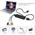 Miniatyrbillede 2 af 5: VHS til Digital Konverter, Video Capture Card USB 2.0 Audio Video Capture Card Enhed Gammel VHS Mini DV Hi8 DVD VCR til Digital Konverter til Mac, PC Support