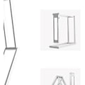 Miniatyrbilde 3 av 3: LED Skrivebordslampe Sammenleggbar Dimbar Berøringsbordlampe Sammenleggbare LED Leselys (sølv)