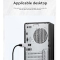 Miniatyrbillede 4 af 5: USB til RJ45 LAN Ethernet Adapter 100Mbps USB2.0 Netværkskort Sort