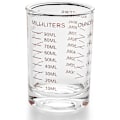 Miniatyrbild 1 av 5: Mätkopp Shotglas 3 Ounce/90ML Flytande Tungt Högt Espressoglas (Röd)