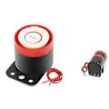 Miniatyrbillede 2 af 2: - 190 decibel 220 VAC Sirene elektronisk alarm lyd vibration støj