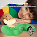 Miniatyrbillede 2 af 4: Sjovt Kæledyr Kaniner Pindsvin Dyr Tunnel Teleskopisk Sammenklappelig Træningskanal Rør Hamster Fritte Interaktivt Legetøj