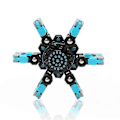 Miniatyrbild 1 av 3: Transformerbar Fingertipp Spinner Fidget Leksaker, DIY Rotera Stress Relief Leksak För Barn Vuxna
