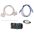Miniatyrbild 3 av 5: SPI 25Xx PCB5.0T-2021 Willem EPROM Programmer, BIOS009 PIC, Stöd för 0.98D12, Kampanj Clip PLCC32+SO