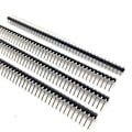 Miniatyrbild 4 av 5: 10 st 40-stifts 254 mm enkelrads höger vinkel hane stiftkontakt 40 stift brytbar rak hane dubbelrads stiftkontaktremsa för Arduino