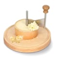 Miniatyrbillede 1 af 5: Ostekrølle og ostehøvl i rustfrit stål - Perfekt til De Moine ost & chokolade, multifunktionel & rustfri - God