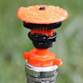 Miniatyrbillede 2 af 5: Fremragende 1/2\" han gevind havevandingsspreder 360 roterende plæne blomstermark frugtplantage vandingsdyse oscillerende roterende spreder