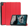 Miniatyrbild 1 av 5: Skal för Nokia Tablet T20, Slim Shade Tri-Fold Ställ Hårt Skal för Nokia Tablet T20 (TA-1392) 2021 Släppt 10.36\" (Röd)