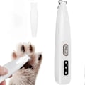 Miniatyrbilde 1 av 5: Ny Hundefot-Trimmer med LED-lys, Fullt Vanntett Kjæledyrhår-Trimmer med LED-Skjerm, Hundefrisør for Stell, 18mm Bred Blad