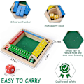 Miniatyrbilde 5 av 5: Shut The Box Spill i Tre - Klassisk Terning- og Puslespill for Familier og Selskaper - Bra