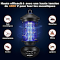 Miniatyrbilde 3 av 4: Myggdreperlampe med lyssensor, WADEO 4000V 20W UV Elektrisk Insektdreper Anti-insektmiddel, Effektiv rekkevidde 100 kvadratmeter, Egnet f