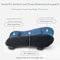 Miniatyrbilde 5 av 5: Stol Armleneputer Ultra-Myk Memory Foam Albuepute Støtte Universell Passform for Hjem eller Kontorstol