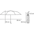 Pikkukuva 3 / 3: Mini Kompakti Sade- ja Auringonsuoja-Umbrellla UV-Suojalla, Tuulenkestävä, Vedenpitävä, Kevyt, Kannettava Umbrellla Naisille ja Tytöille