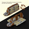 Miniatyrbillede 4 af 5: Battle Soldiers Clanker Platoon Attack Craft Byggesæt, Klodssæt