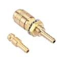 Miniatyrbillede 2 af 2: M6 Gas & Vand Hurtigkobling til MIG TIG Svejselampe Fitting Til Svejselampe Guld