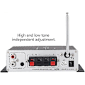 Miniatyrbillede 5 af 5: Bluetooth Stereo Forstærker, Bærbar Dual Channel Surround Sound Audio Receiver, Bluetooth Usb/mp3/bil Digital Audio Højttaler