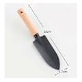 Miniatyrbilde 5 av 5: 2 stk. Multifunksjonelt Hagespade Sett for Hagearbeid & Camping Kraftig Spade med Trehåndtak Håndspade