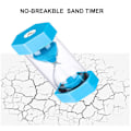 Miniatyrbillede 3 af 3: Timeglas Sand Timer 60 Minutter: Plastik Sandur, Kæmpe Blåt Sandur, Arena 60 min Lilla