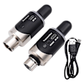 Miniatyrbillede 3 af 5: Ny U801 UHF Trådløs XLR Sender og Modtager Mikrofon Konverter Trådløs Mikrofon til Live